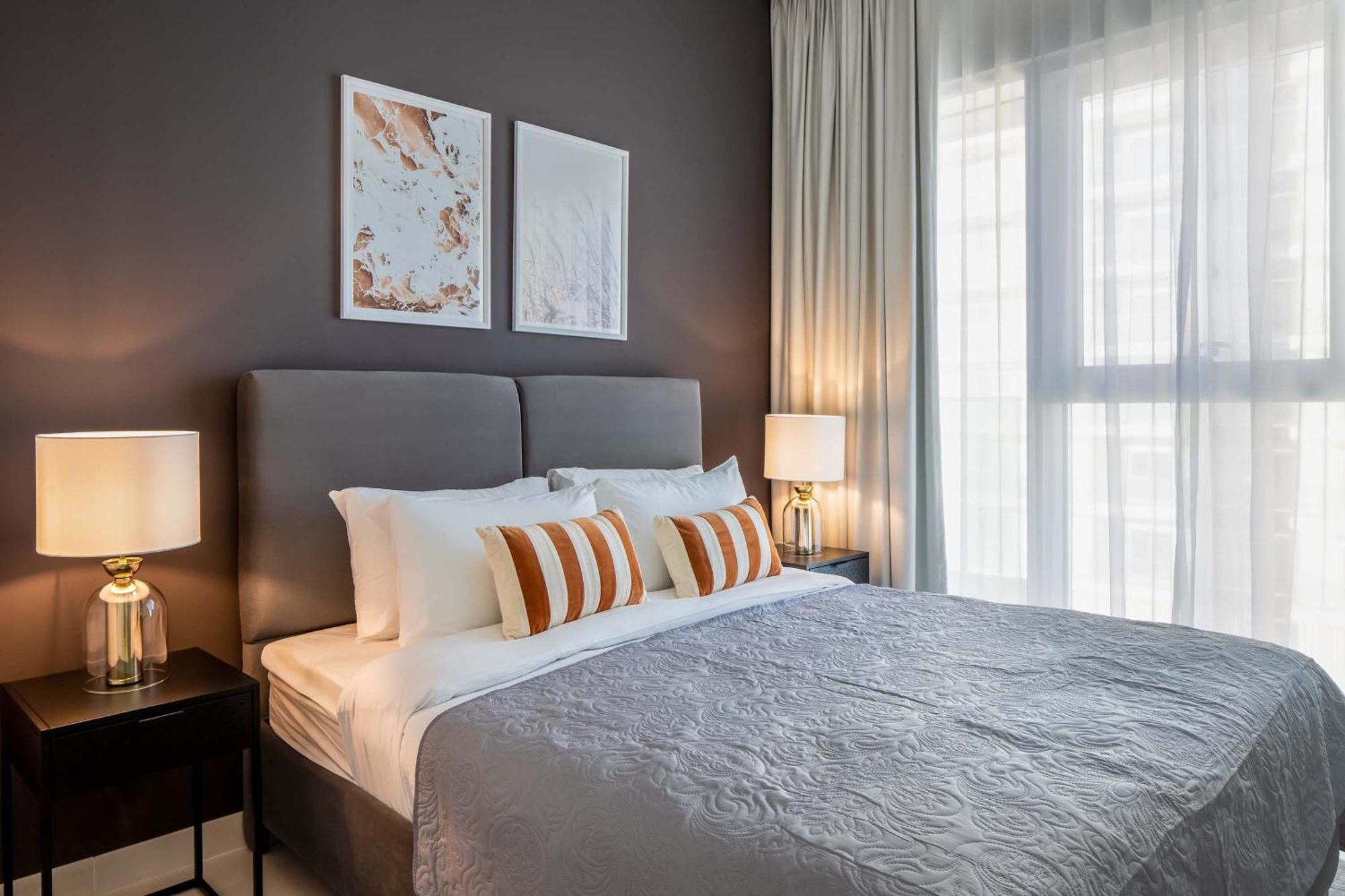 Silkhaus Palm View 1Bdr With Private Beach In Emaar Beachfront Dubai Exterior foto